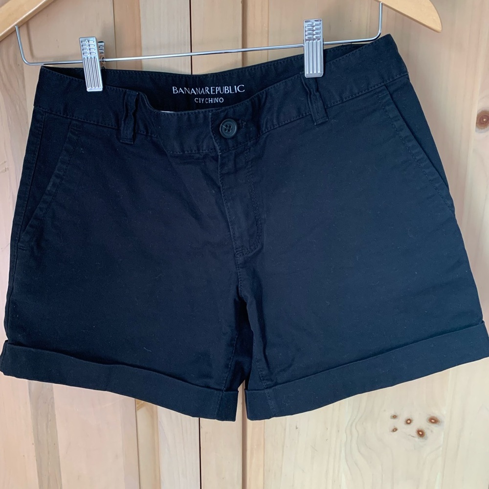 Banana Republic Women's Dark Navy Chino Shorts